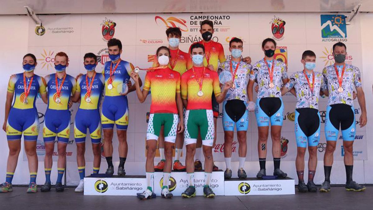 Campeonato de España XC Team RElay podio