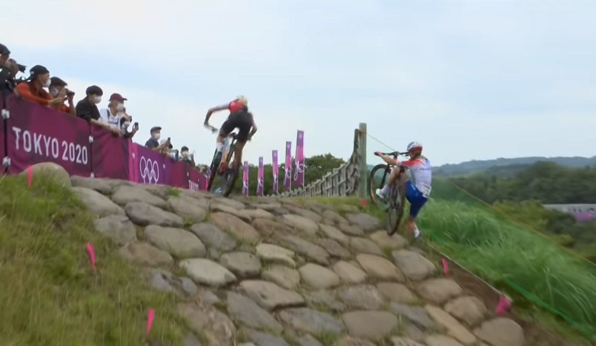 Jolanda Neff y Pauline Ferrand Prevot manifiestan su rivalidad en los JJ OO detalle