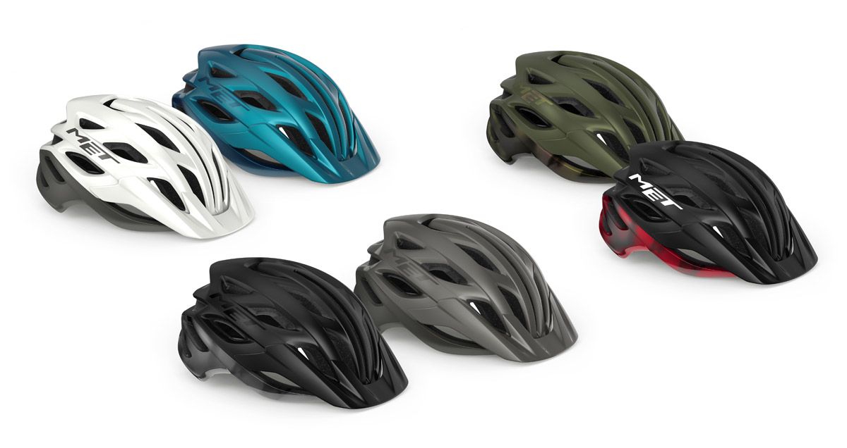Así es el versátil nuevo casco Met Veleno detalle colores