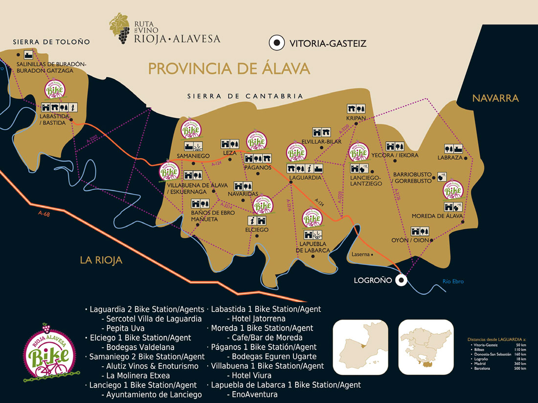 Rioja Alavesa Bike: Rutas guiadas y alquiler de bicis Rioja Alavesa Bike: Rutas guiadas y alquiler de bicis