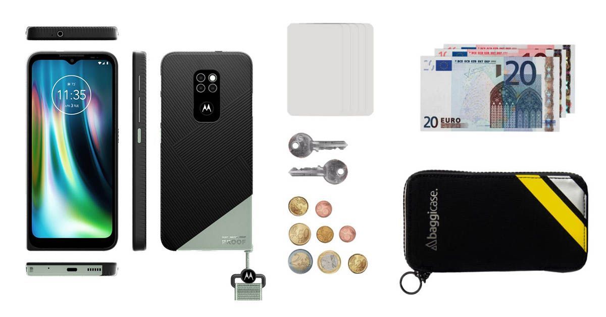 motorola defy y funda baggicase