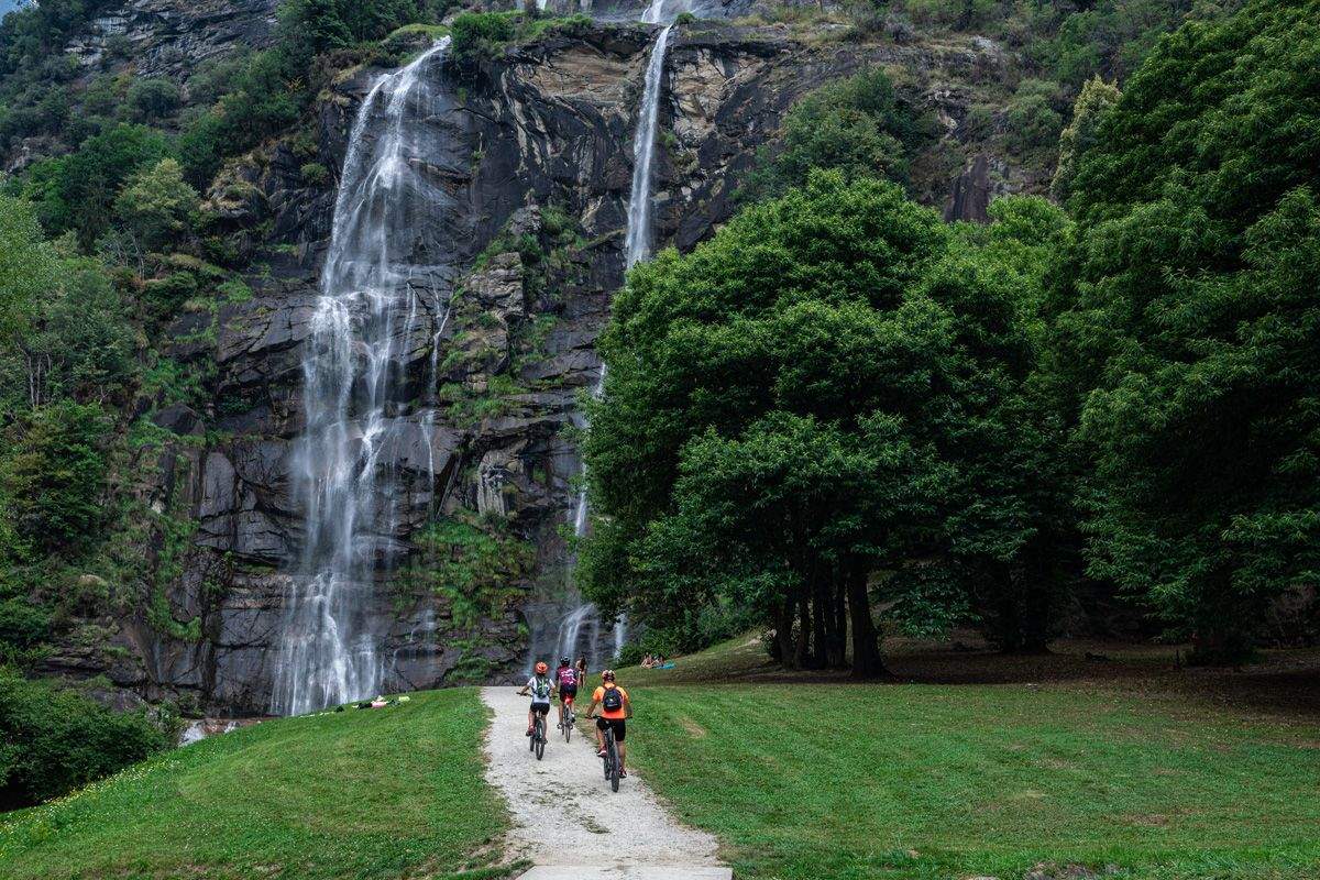 La cascada mas alta que avista la ruta