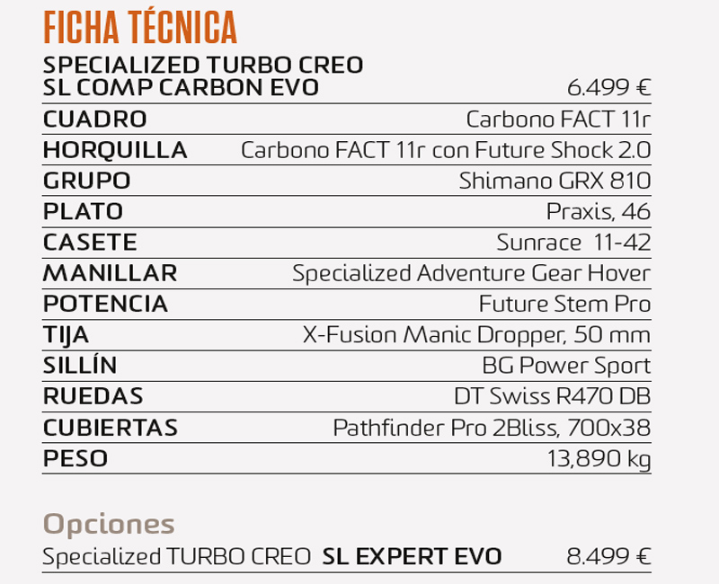 Especial Bicis Gravel: test Specialzied Turbo Creo Slevo Especial Bicis Gravel: test Specialzied Turbo Creo Slevo