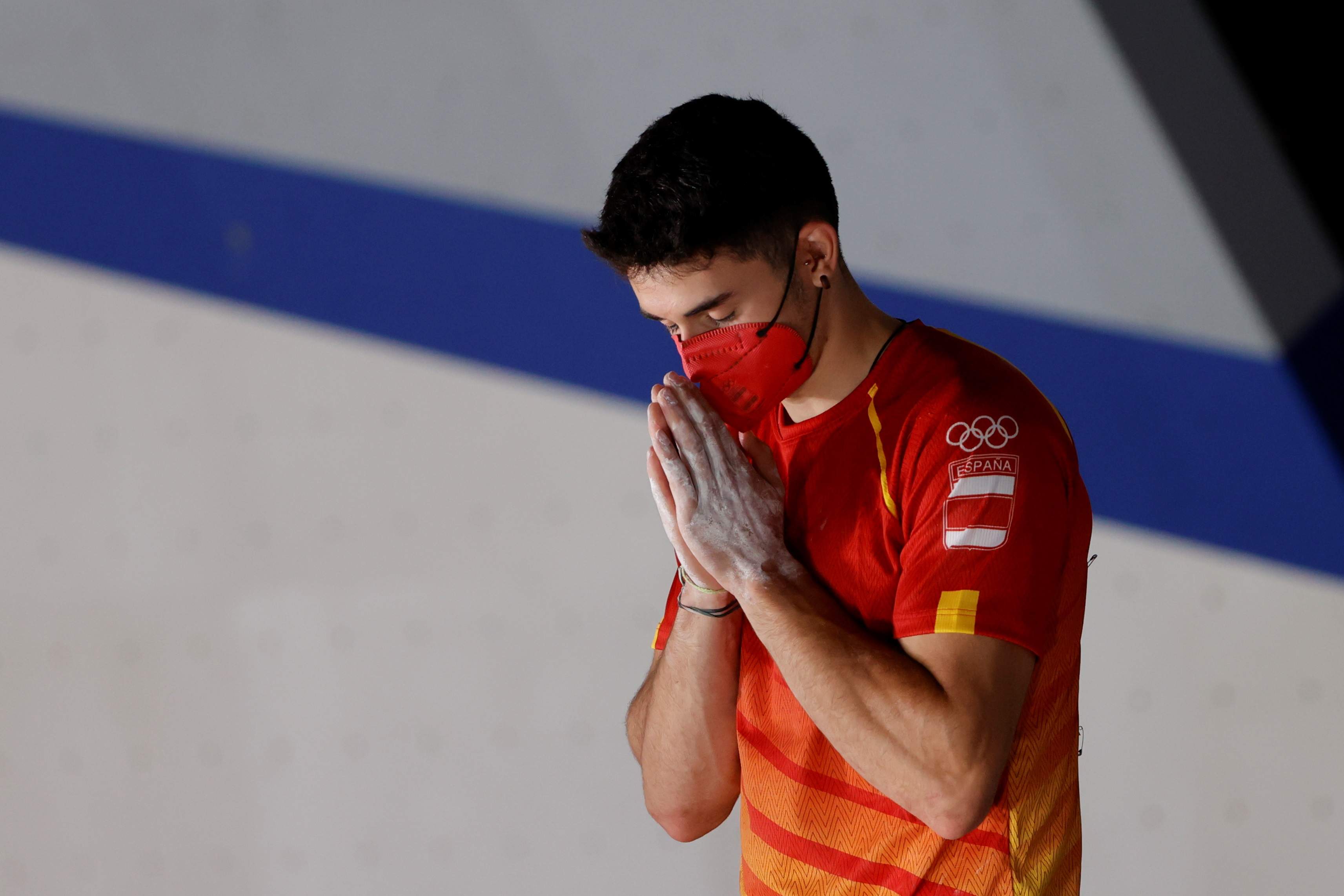 Alberto Ginés durante los Juegos de Tokio