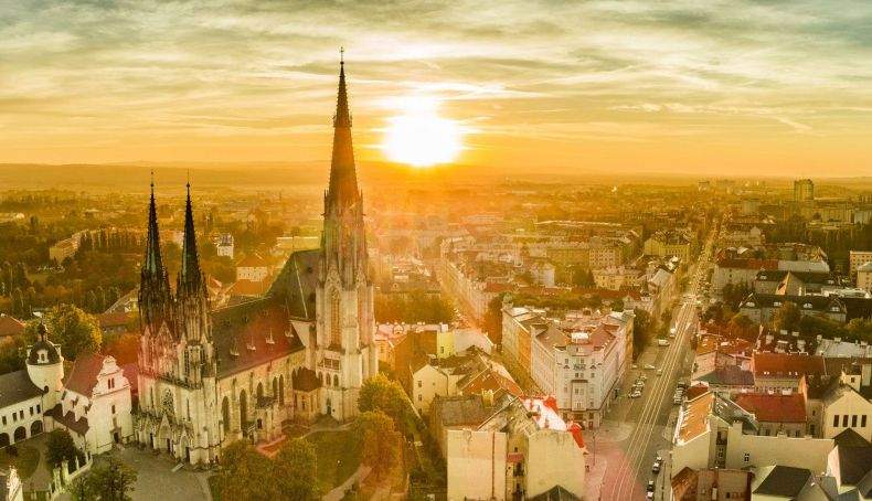 Vista de la ciudad de Olomouc. Foto: UPVISION
