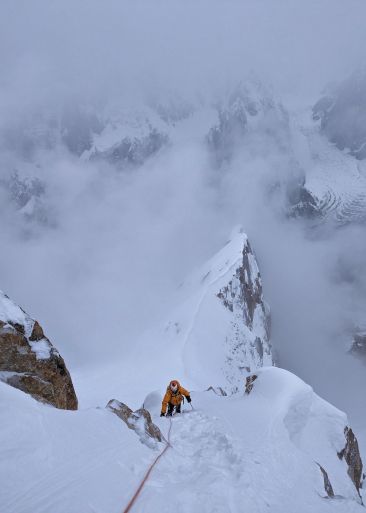 La meteo y condiciones no fueron aliadas de los hermanos Pou en esta expedición. ©HermanosPou