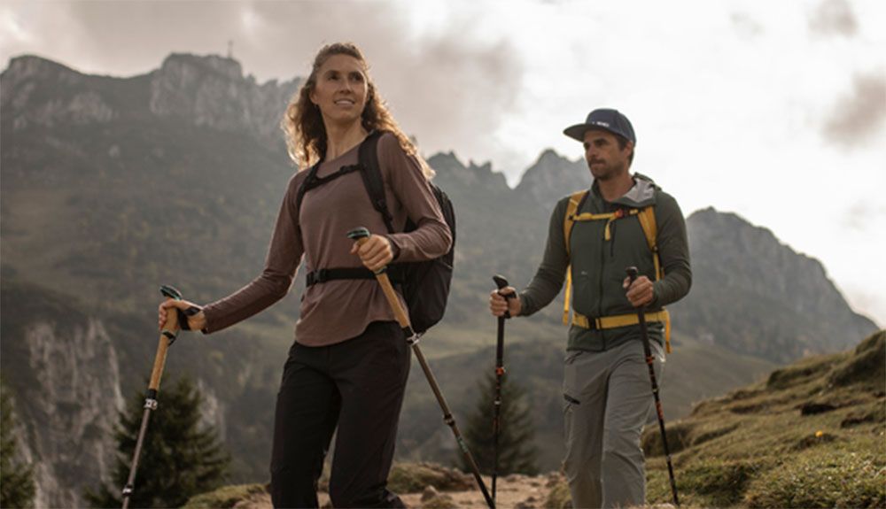 Bastones de trekking a examen