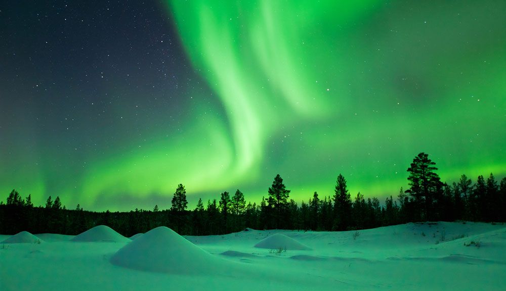 En el corazón de las auroras boreales