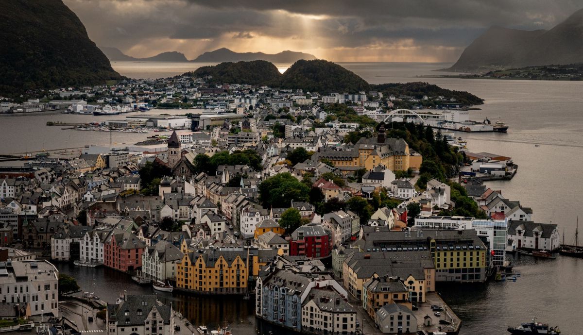El atardecer en Alesund
