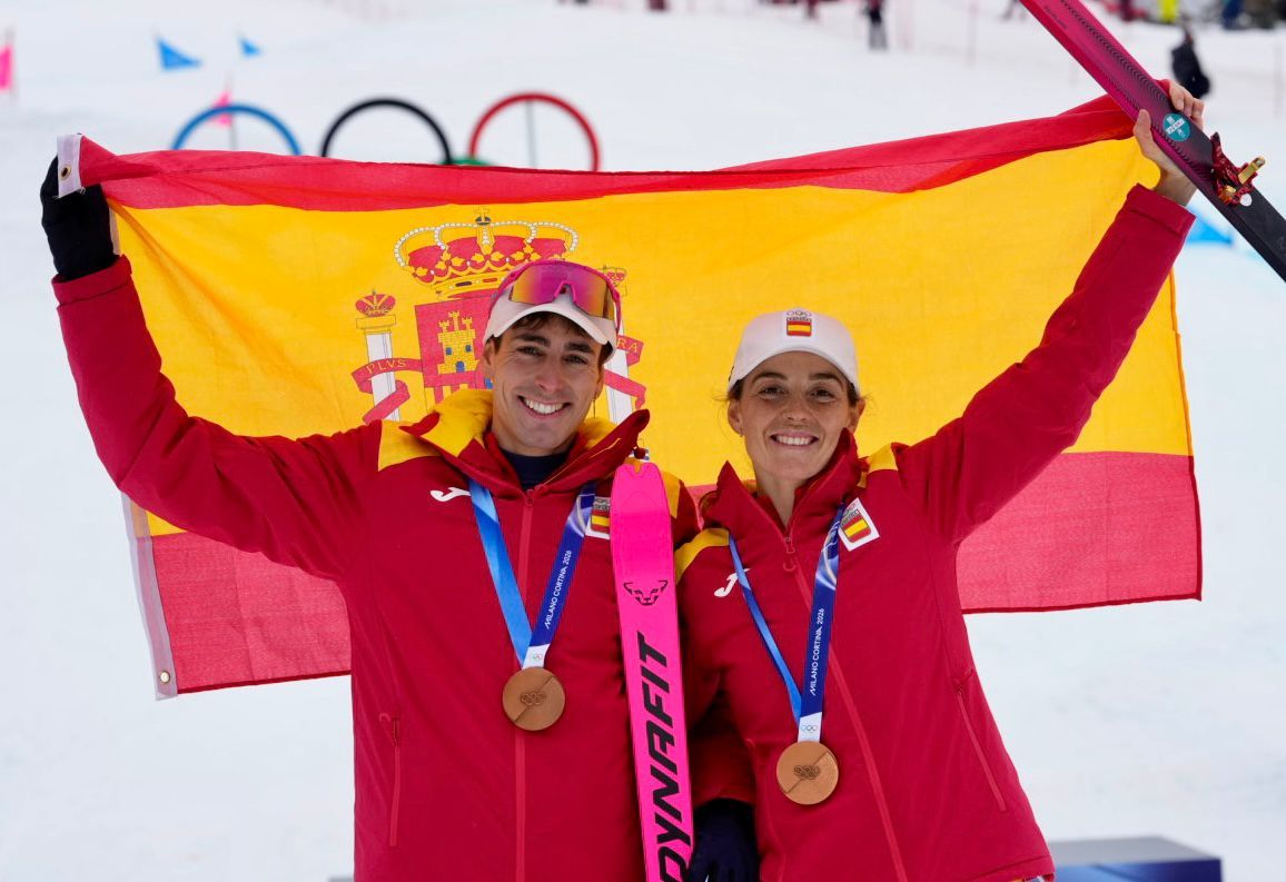 Oriol Cardona y Ana Alonso, bronce olímpico en relevo mixto Oriol Cardona y Ana Alonso, bronce olímpico en relevo mixto