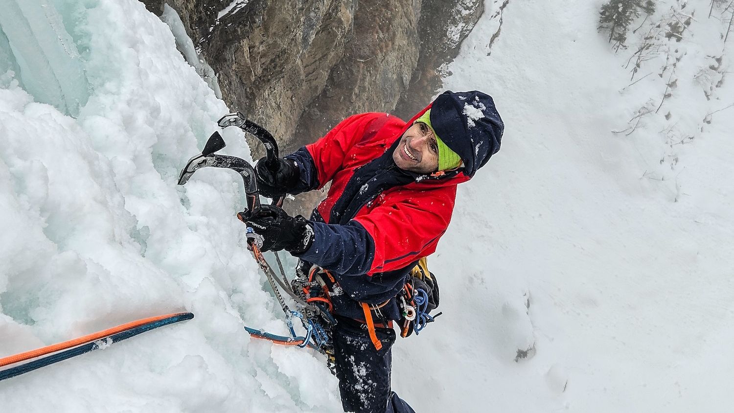 Los Pou en busca del hielo en Dolomitas Los Pou en busca del hielo en Dolomitas