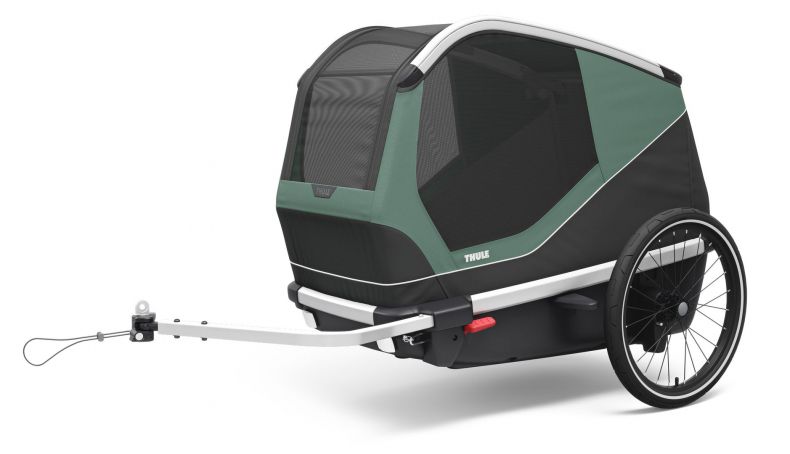 Thule Bexey L Haze Green BikeKit ISO Front 800001