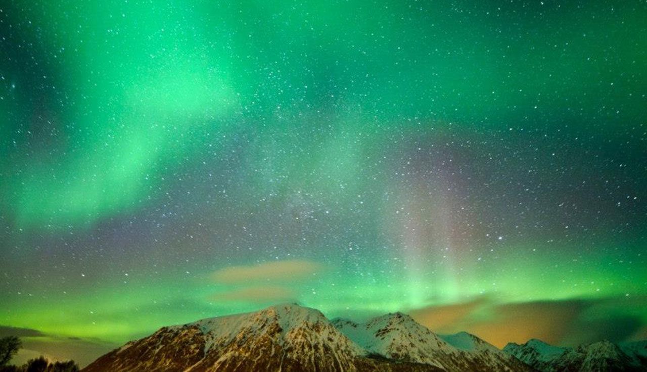 Auroras Boreales en el norte de Europa