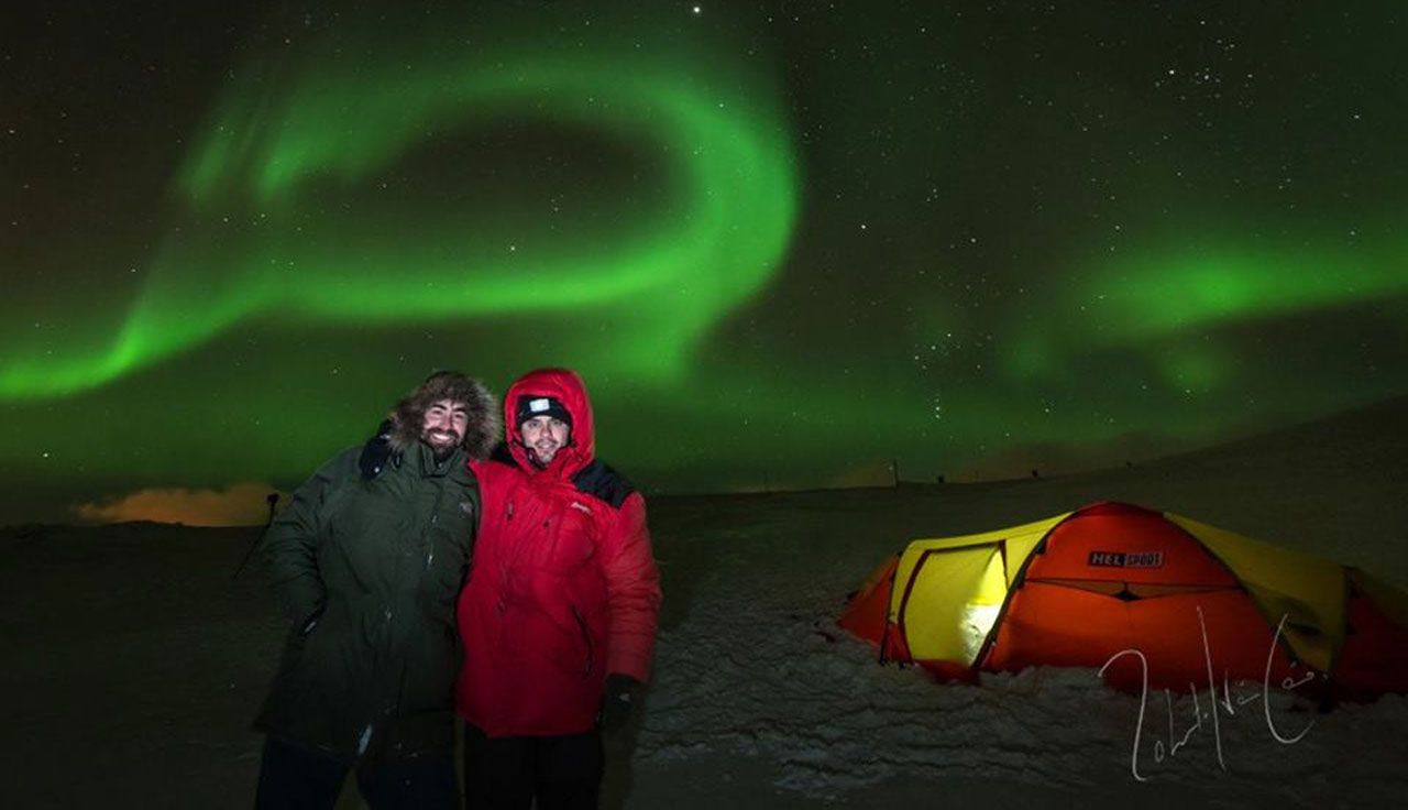 Auroras Boreales en el norte de Europa