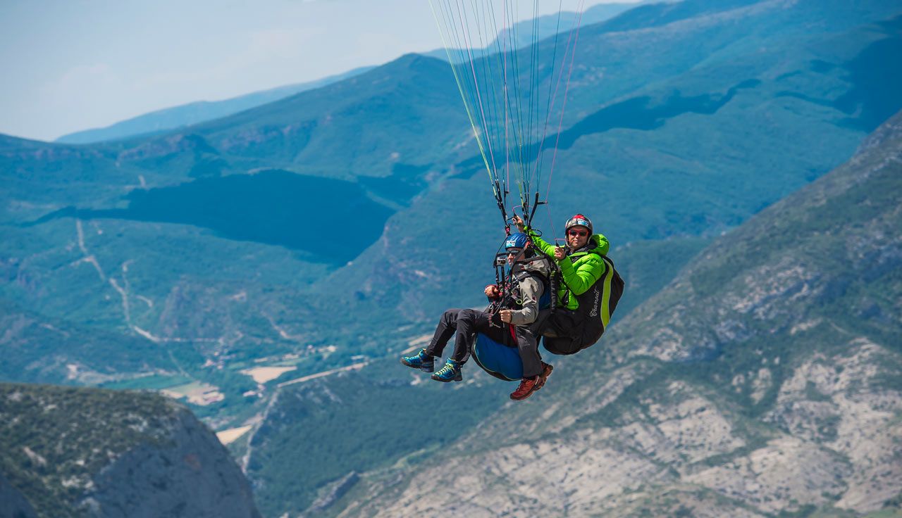 Parapente en Organyá