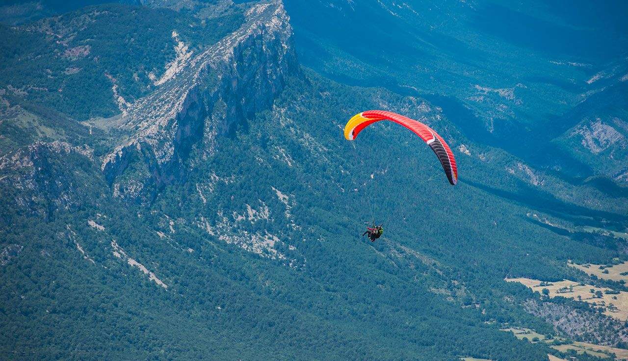 Parapente en Organyá
