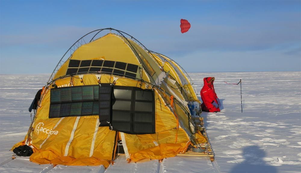 Trineo de Viento alcanza una base antártica abandonada desde hace 50 años