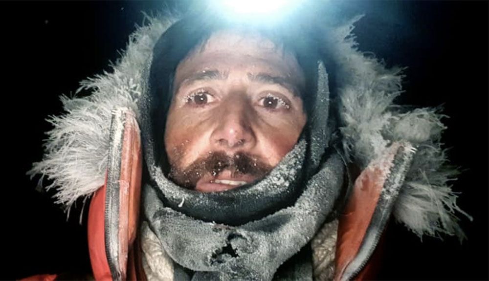 Alex Txikon: "Hemos sufrido un poquito"