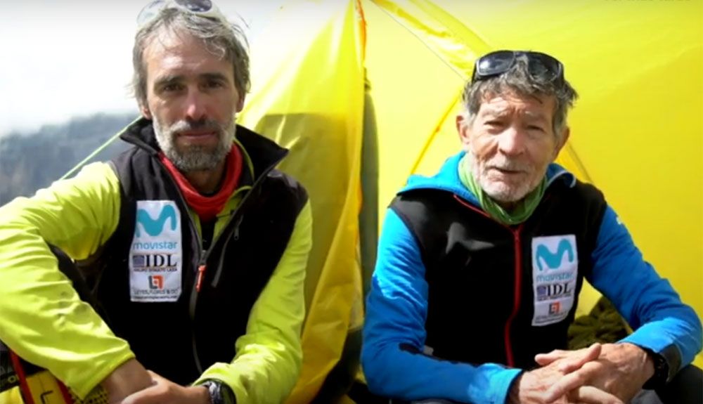 Carlos Soria: "Nunca vuelves fracasado de una montaña"