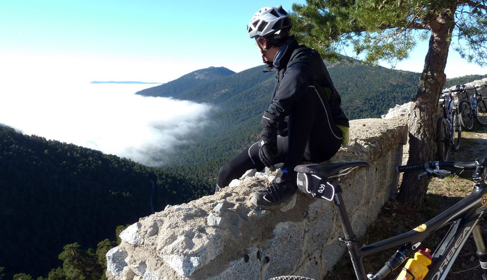 La Mujer Muerta en mtb
