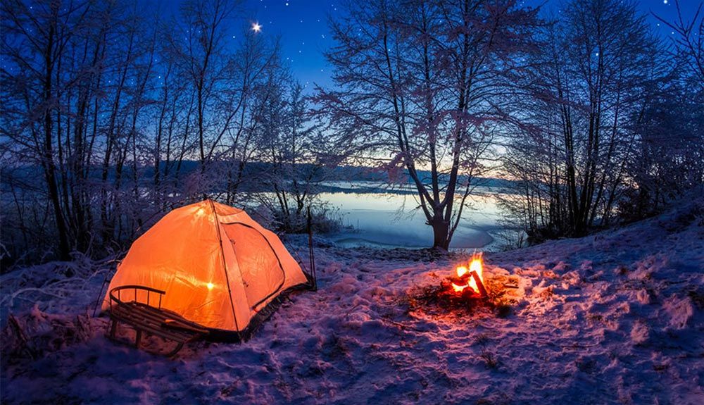 El camping es para el invierno