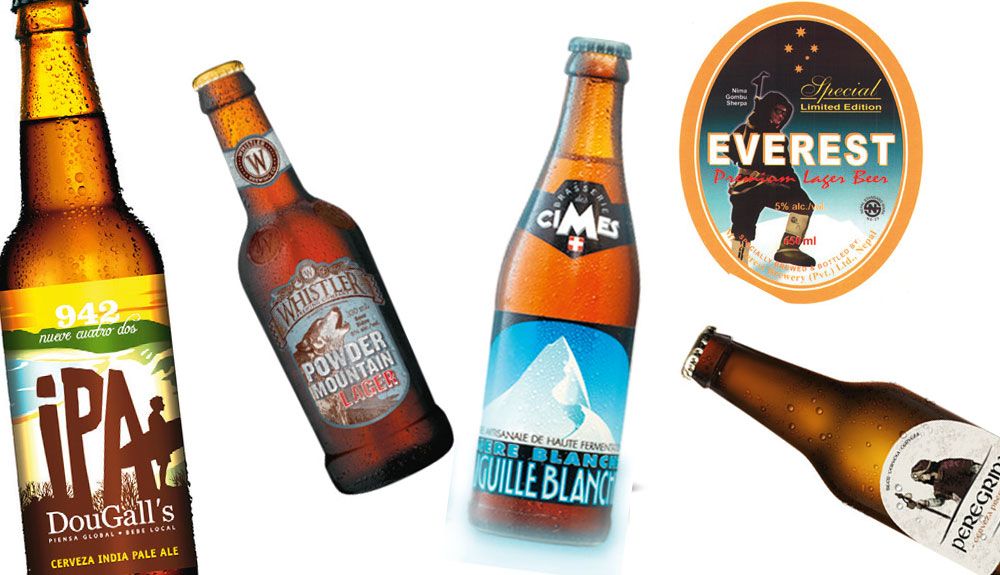 5 cervezas muy outdoor
