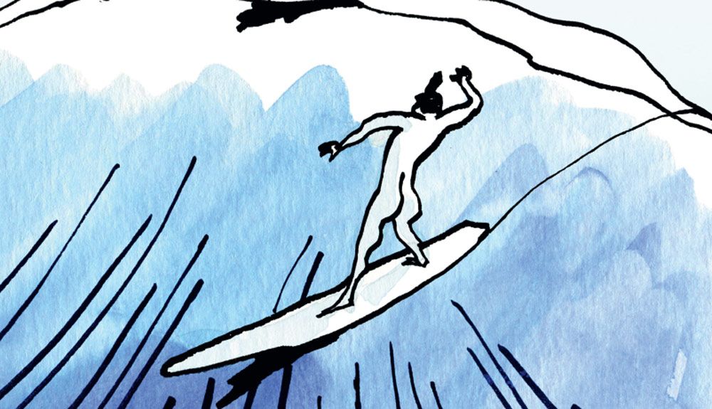 Los orígenes hawaianos del surf
