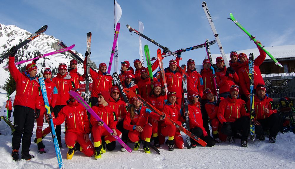 La Selección española de Esquí de montaña al habla