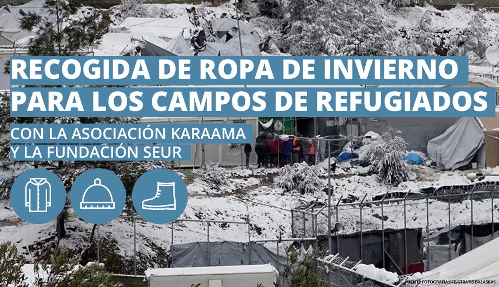 Recogida de ropa para los campos de refugiados en Grecia