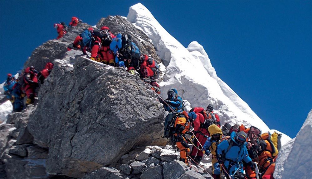 Un año de récord en el Everest