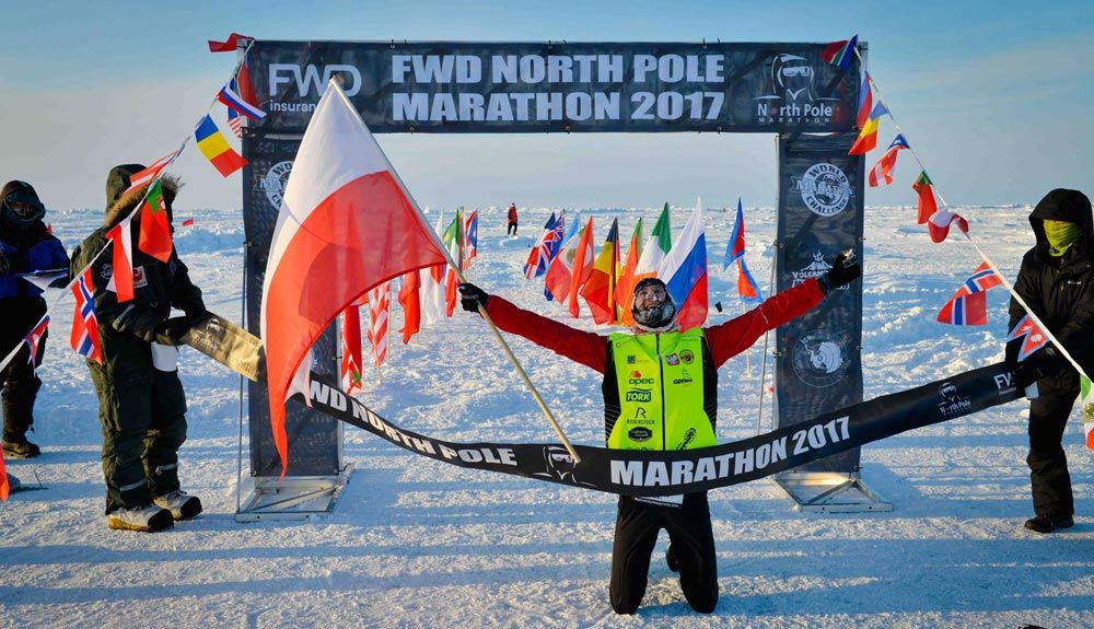 North Pole Marathon o de cómo correr a 40º bajo cero