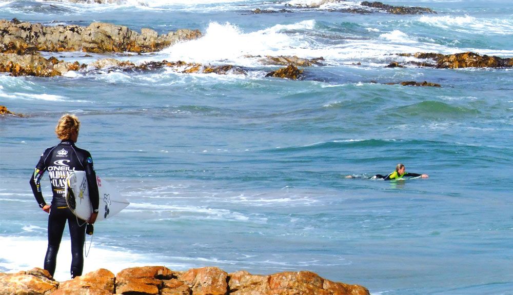 Antes de entrar al agua…