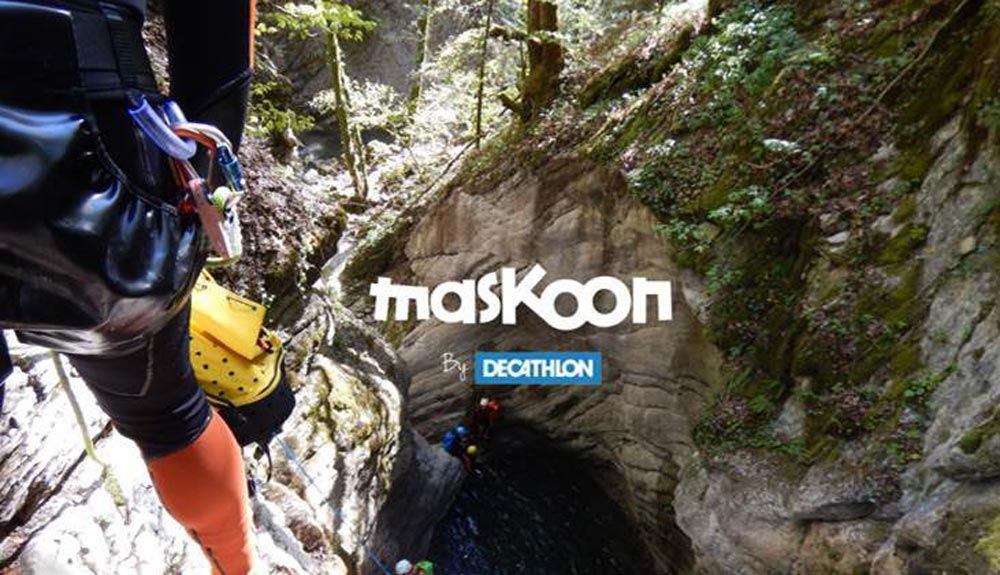 Maskoon, nace la marca de Decathlon para barranquismo