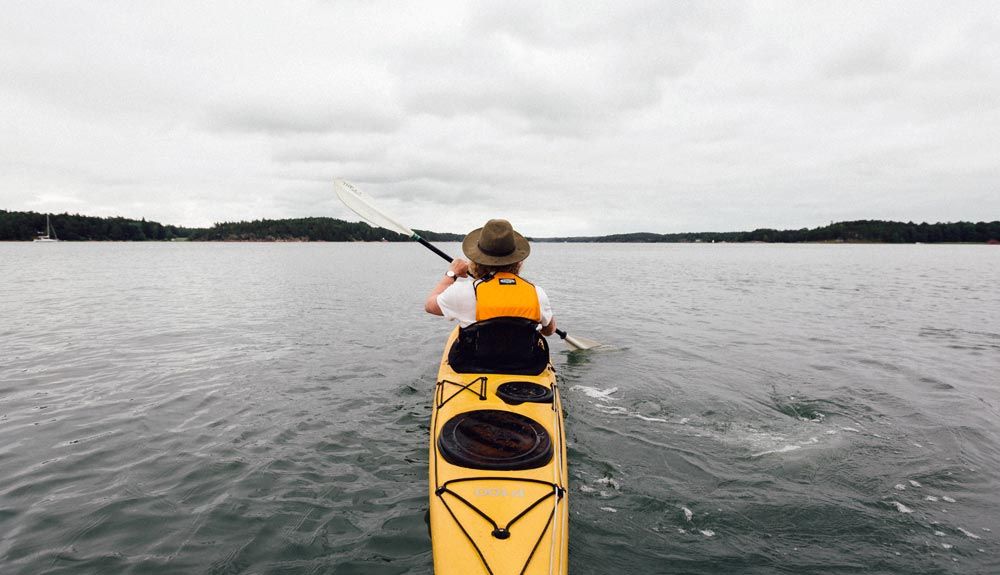 Rutas en kayak por el archipiélago finlandés