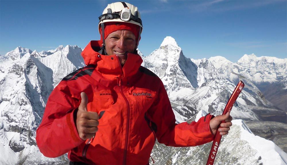 Karl Egloff, récord de velocidad en el Chimborazo