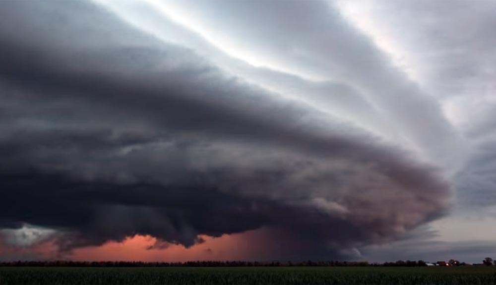 6 años de tormentas en timelapse