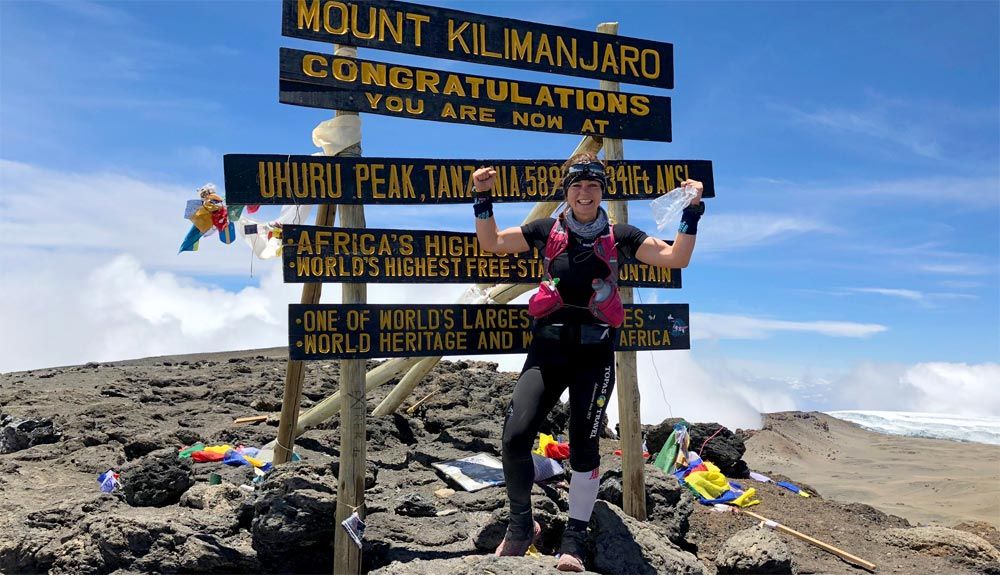 Nuevo récord femenino al Kilimanjaro Nuevo récord femenino al Kilimanjaro