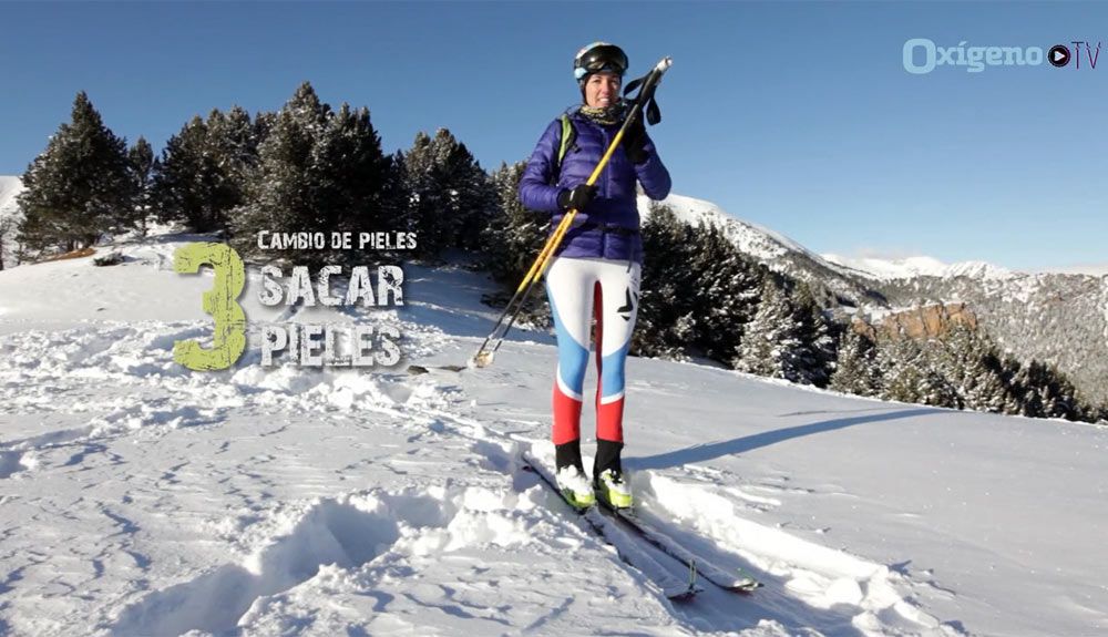 Skimo-tutoriales: cómo sacar las pieles