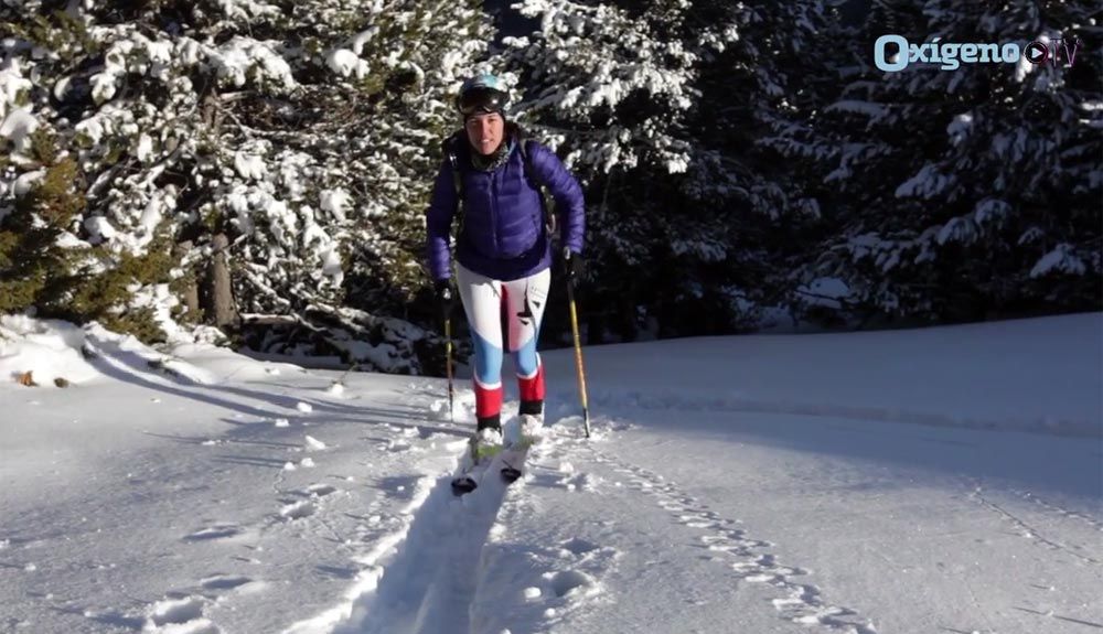 Técnica skimo: ascensión pronunciada