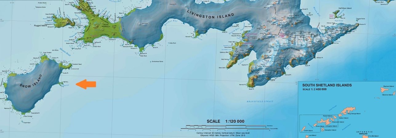 Islas Cacho, Snow y Livingston.