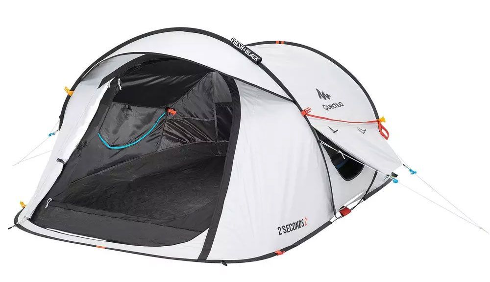 Quechua 2 seconds con tecnología Fresh and Black