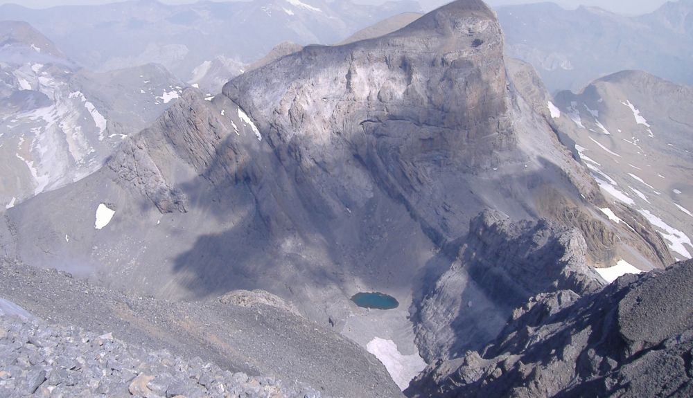 Cara este del Cilindro desde el Monte Perdido