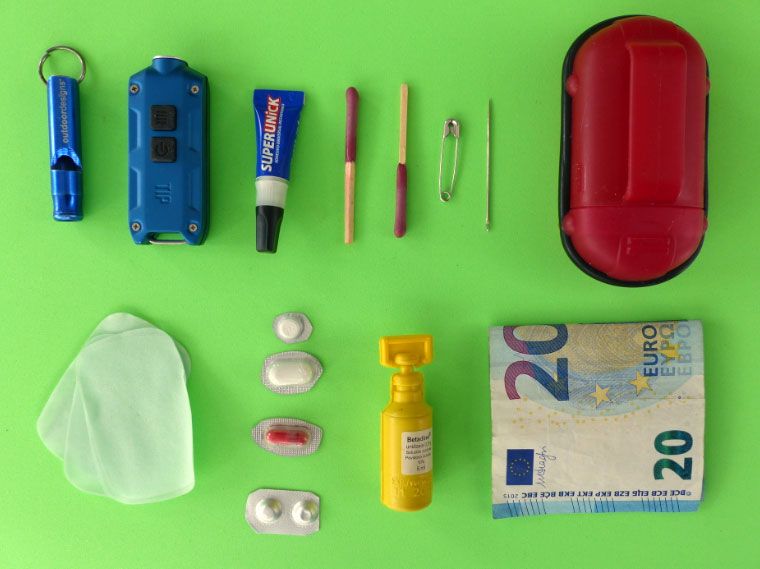 Un kit de emergencia de 55 gramos. Foto: Tino Nuñez