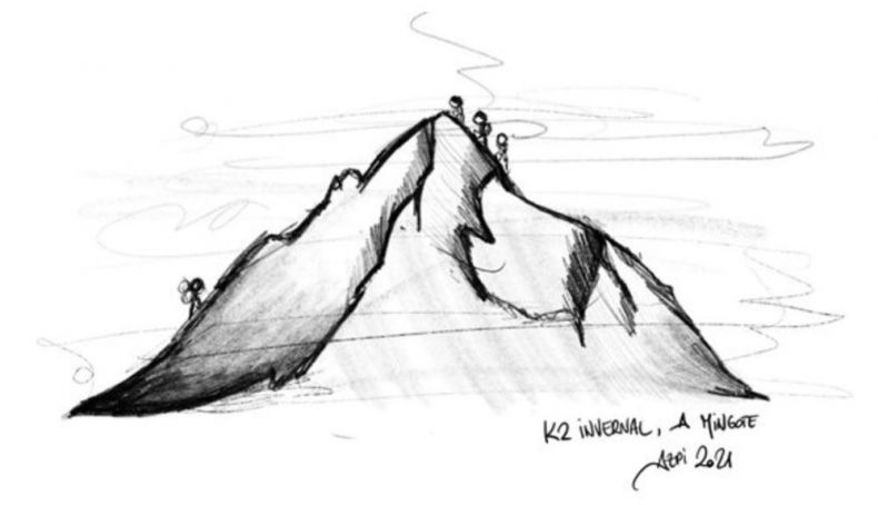 Ilustración de Ana Azpilicueta en memoria de Sergi Mingote