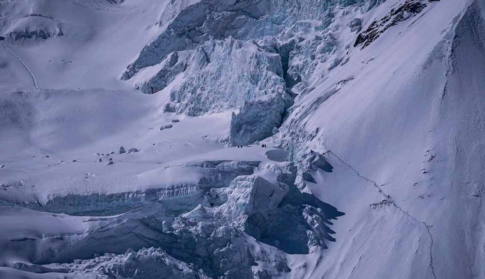 Vista del Manaslu durante la jornada de hoy. Foto: Phelipe Eizaguirre Vista del Manaslu durante la jornada de hoy. Foto: Phelipe Eizaguirre