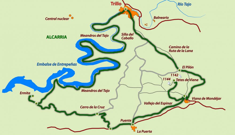 Mapa tetas de viana