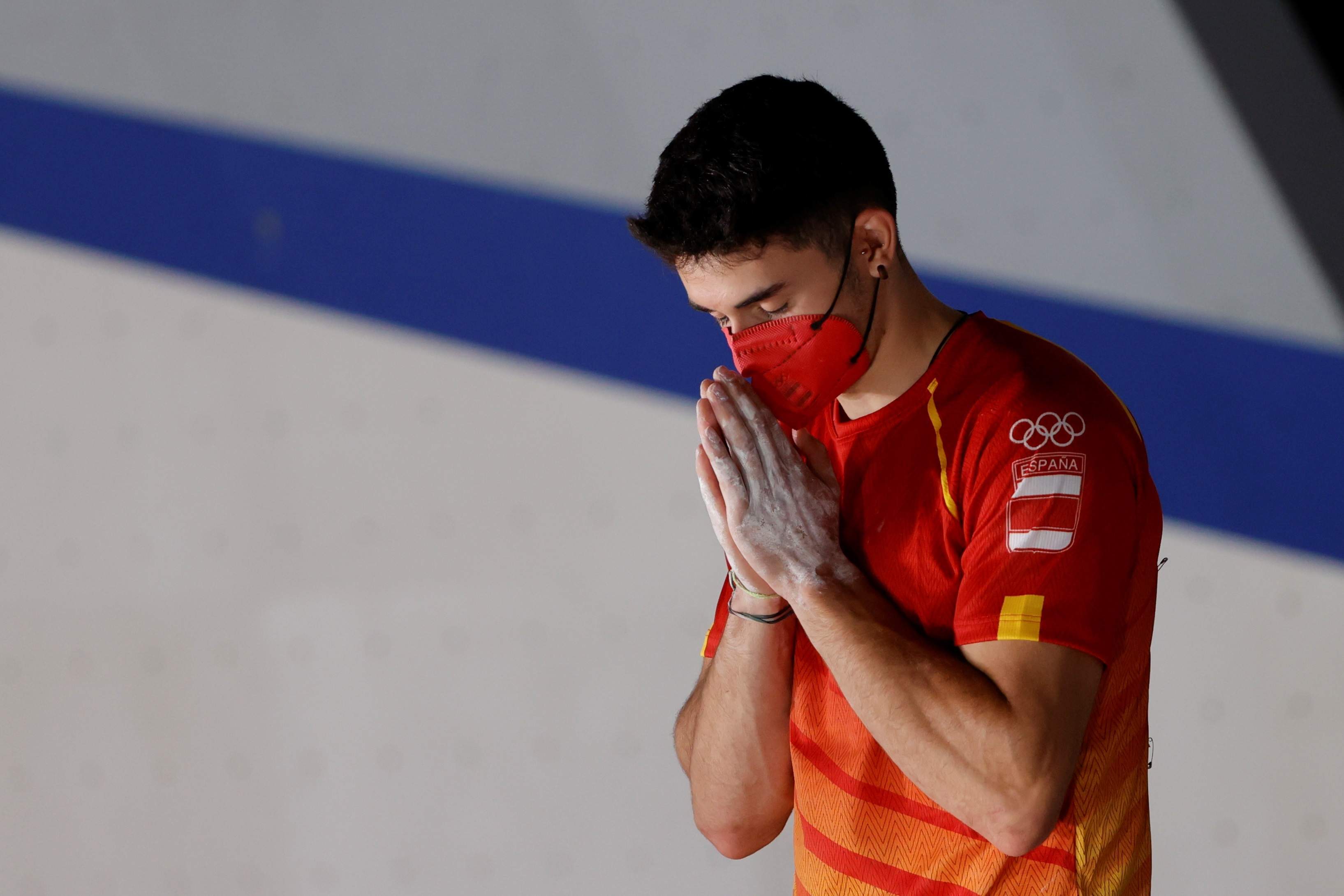 Alberto Ginés durante su participación en los Juegos Olímpicos de Tokio