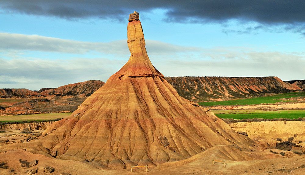 Una de las formaciones más icónicas de las Bárdenas Reales Una de las formaciones más icónicas de las Bárdenas Reales