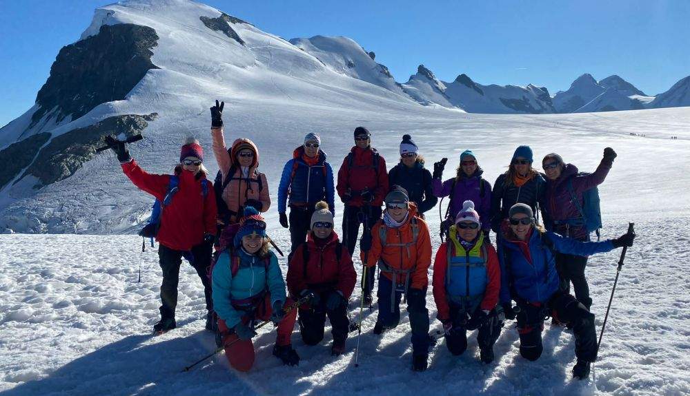 El Breithorn de fondo