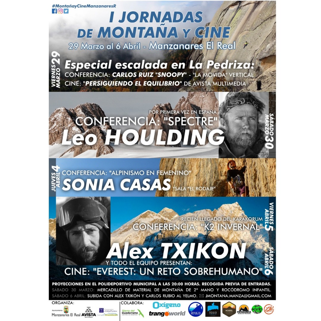 Alex Txikon y Leo Houlding en La Pedriza Alex Txikon y Leo Houlding en La Pedriza